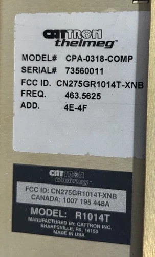 Cattron-Theimeg CPA-0318-COMP Multi Processor Receiver/Decoder Chassis Goldbox — product image 10 of 11