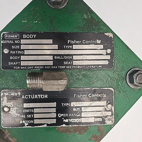 Fisher 4" V300 Vee-Ball Rotary Control Valve Body CG8M — product image 4 of 6