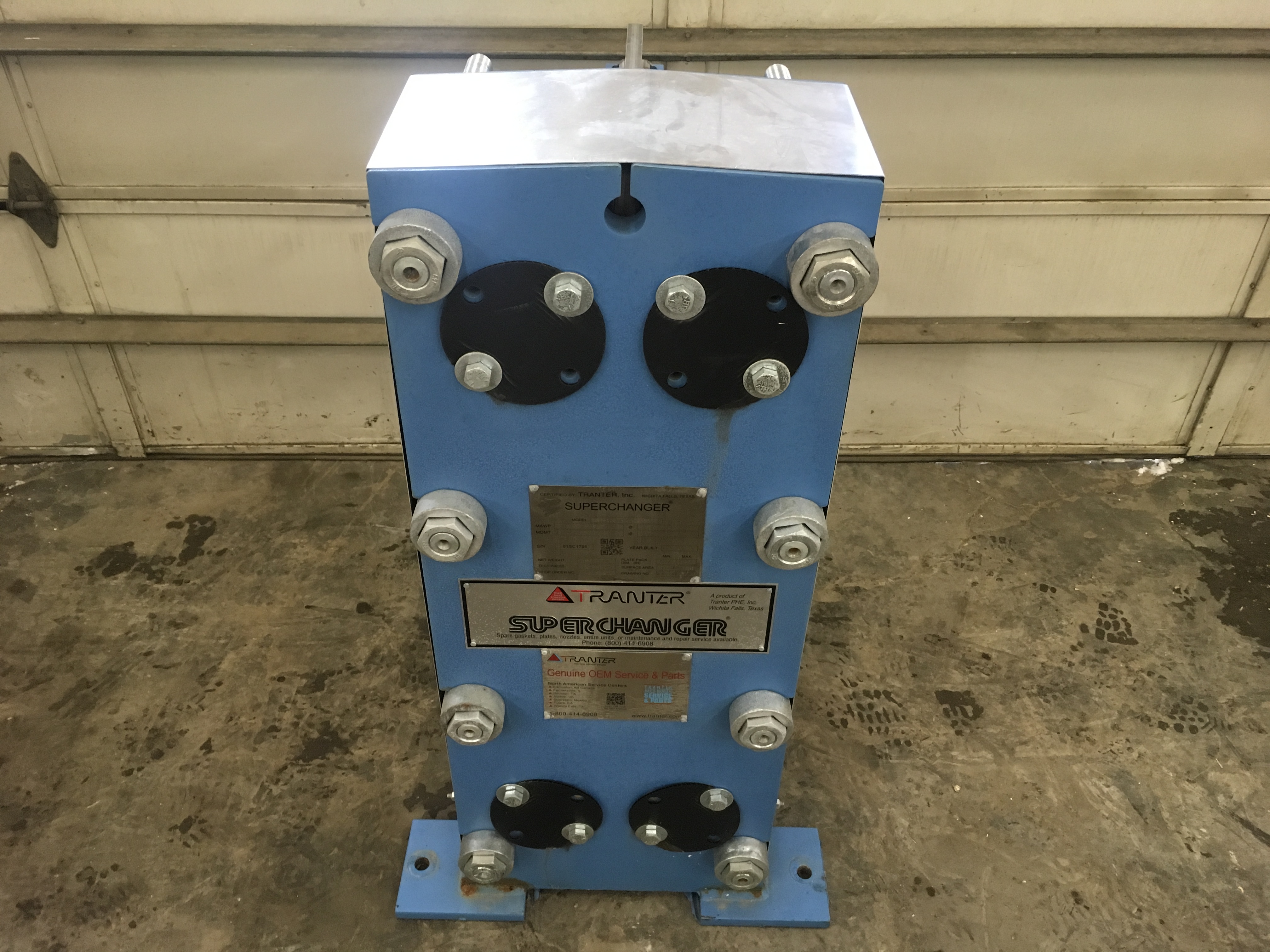 Tranter Superchanger Plate and Frame Heat Exchanger UXP-100-H-6-UR-55