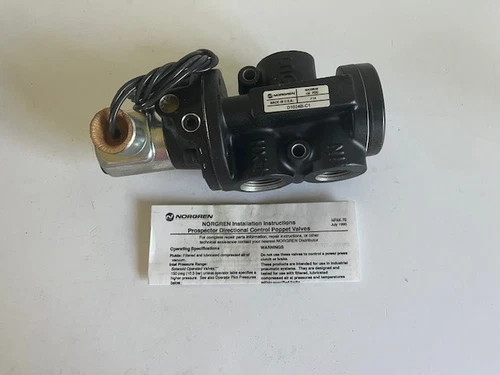 Norgren D1024B-C1 Poppet Solenoid Valve 3 Port 2 Position Normally Closed — product image 3 of 7