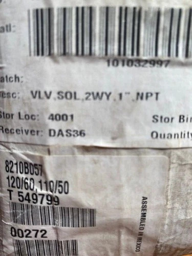 ASCO RedHat 8210B057 Solenoid Valve, 2-Way Normally Closed, 1" NPT, 120V AC — product image 2 of 4