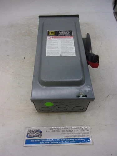 Square D H222NRB Fusible Heavy Duty Safety Switch, 60A, 240V, NEMA 3R — primary product image