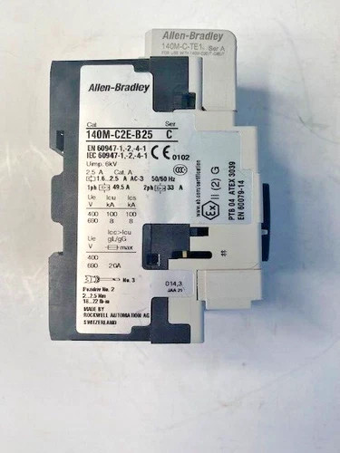 Allen-Bradley 140M-C2E-B25 Manual Motor Starter, 1.6-2.5A, Lot of 2 — product image 3 of 4