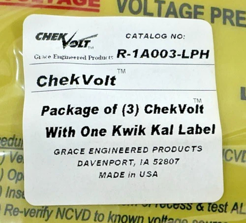 Grace Engineered Products ChekVolt Non-Contact Voltage Portal R-1A003-LPH, Package of 3 — product image 2 of 3