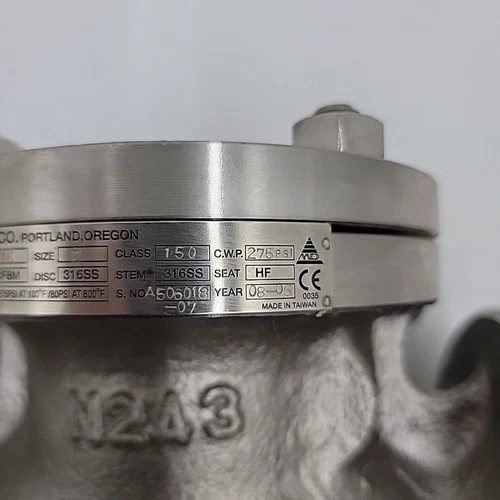 FNW 2" Swing Check Valve Class 150 316SS — product image 5 of 6