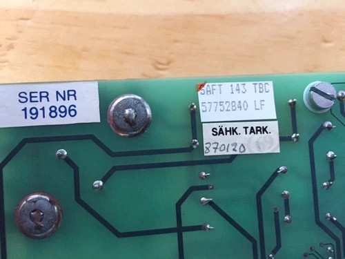 ABB Stromberg SAFT 143 TBC Terminal Block Card 57752840 — product image 2 of 4