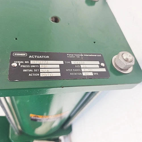 Fisher 1066SR Size 75 Pneumatic Piston Rotary Actuator — product image 2 of 4