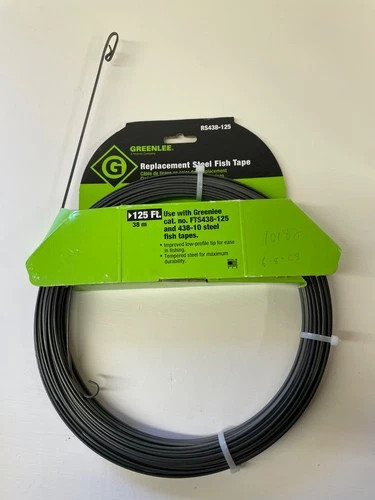 Greenlee RS438-125 Replacement Steel Fish Tape, 125 Feet — primary product image