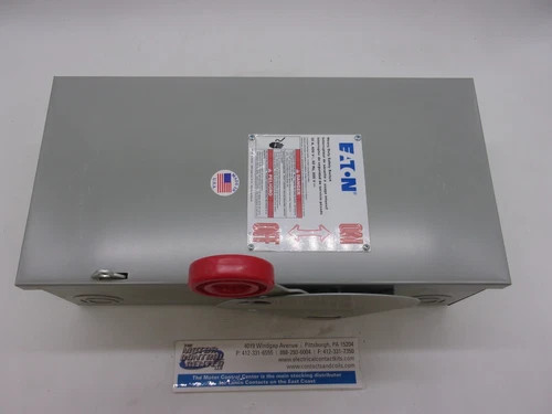 Eaton DH261UGK Heavy Duty Safety Switch 30A 600V 2P Non-Fusible NEMA 1 — product image 8 of 8