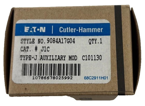 Eaton Cutler-Hammer Type J Auxiliary Contact J1C — primary product image