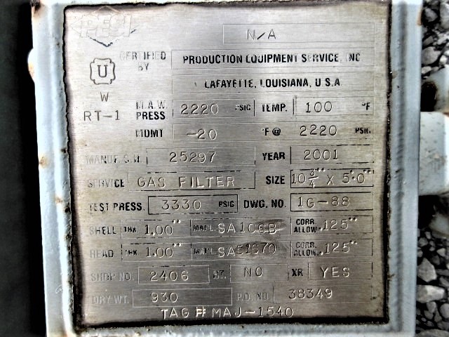 Dickson Welding Horizontal Air Receiver Tank 48in x 40ft — product image 4 of 10