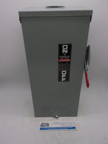 General Electric TG3223R General Duty Safety Switch, 100A, 240V, Outdoor — product image 3 of 8