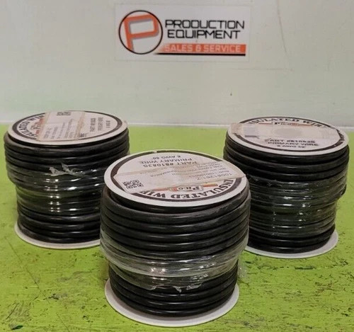 Pico 81083S 8 AWG Primary Insulated Wire, 50 ft Spools, Lot of 3