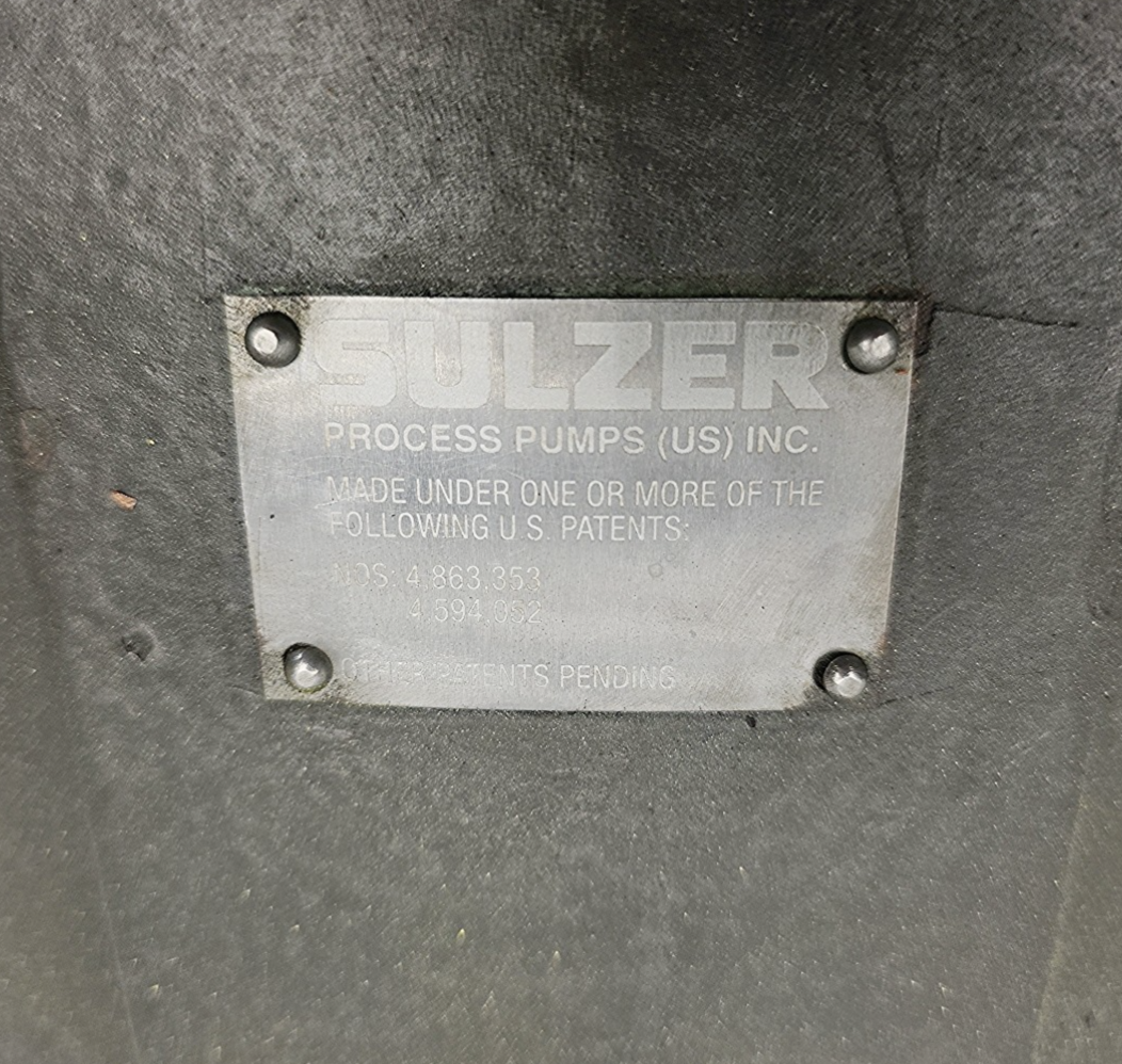 Sulzer NPT42-6 6x8-14 Centrifugal Process Pump — product image 9 of 10