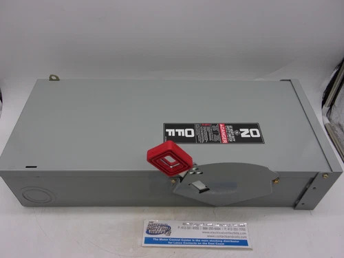 General Electric Heavy Duty Safety Switch TH3363R 100A 3P Fusible NEMA 3R — product image 8 of 8