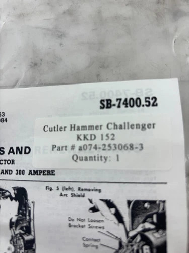 Cutler-Hammer Challenger Contact Spring KKD 152 A074-253068-3 — product image 3 of 5