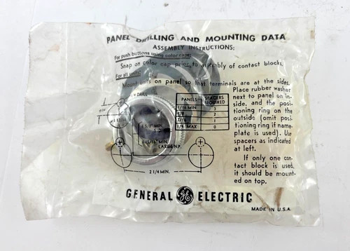 General Electric Push Button Panel Mounting Kit — product image 3 of 3