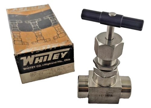Whitey SS-7RF6 Stainless Steel Needle Valve, 3/8" Tube — product image 7 of 7