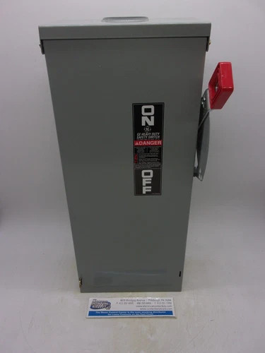 General Electric Heavy Duty Safety Switch TH3363R 100A 3P Fusible NEMA 3R — product image 3 of 8