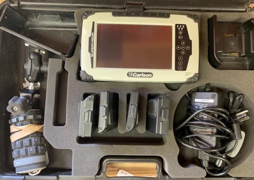 Carlson Supervisor ALG7 Rugged Tablet PC with Keyboard, Vehicle Mount, Chargers, and Case