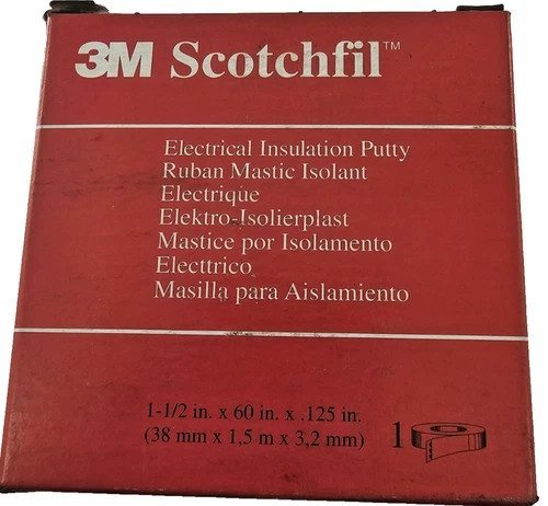 3M Scotchfil Electrical Insulation Putty 1-1/2 in x 60 in x 0.125 in
