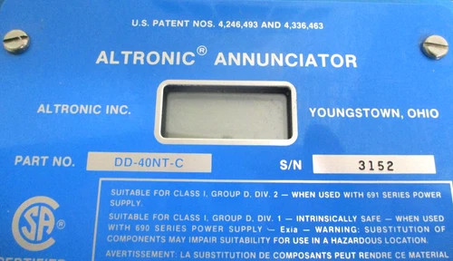Altronic DD-40NT-C Digital Annunciator — product image 7 of 8