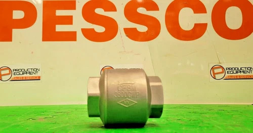 Milwaukee Valve 1-inch CF8M Threaded Spring-Loaded Check Valve 3600 CWP — primary product image