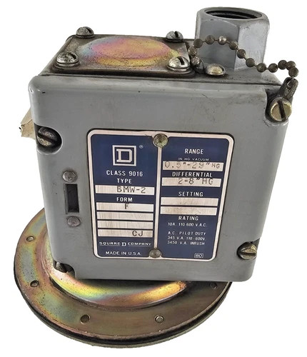 Square D Class 9016 Type BMW-2 Adjustable Vacuum Switch SPDT — primary product image