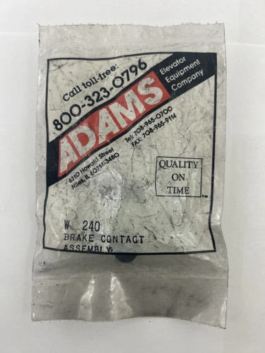 Adams Elevator W-240 Brake Contact Assembly — primary product image