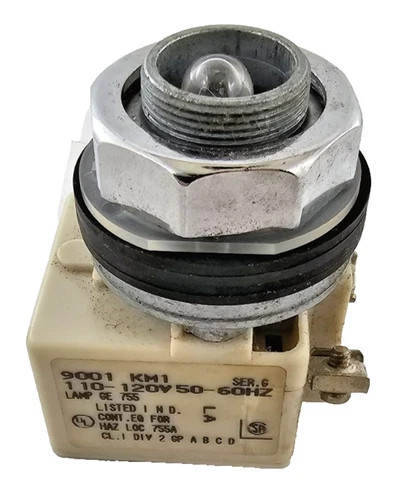 Square D 9001 KM1 Standard Pilot Light Module — primary product image