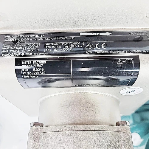 Yokogawa ROTAMASS Nano Coriolis Mass Flowmeter RCEN20K-15BA10-0E7A-NN00-2-JB1/L010 — product image 4 of 15
