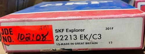 SKF Explorer 22213 EK/C3 Double Row Spherical Roller Bearing — primary product image