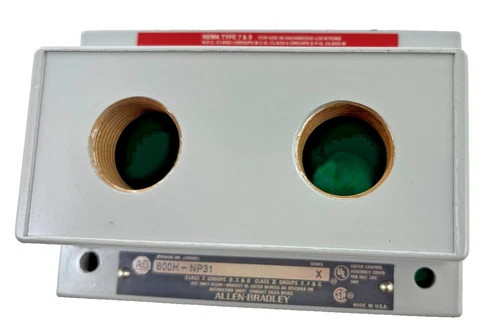 Allen Bradley 800H-NP31 Heavy Duty Enclosure Cover, Types 7 & 9, 2 Holes — product image 4 of 6